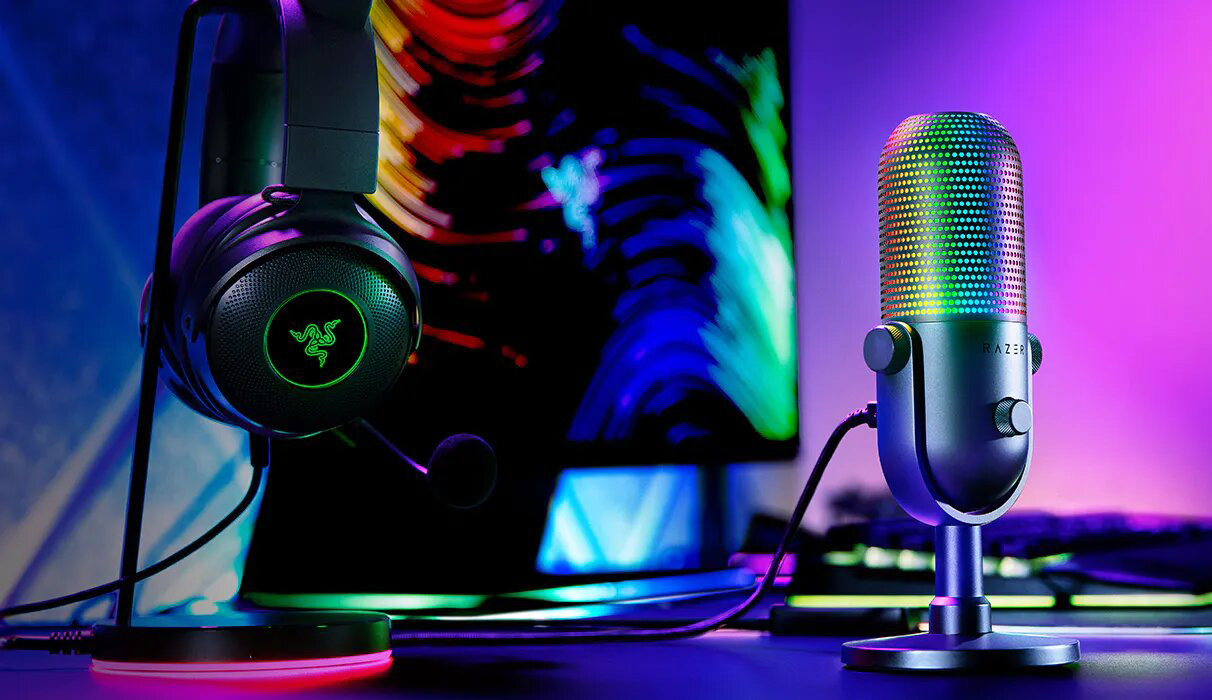 【RAZER】Seiren V3 Chroma Amazon.com: Razer Seiren V3 Chroma RGB USB Microphone
